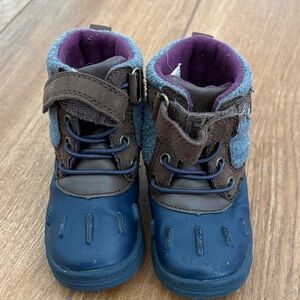 Carter's Brown and Blue Kids Boots